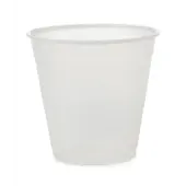 Medline Disposable Plastic Drinking Cups, 5 Oz, Translucent, 100 Cups Per Bag, Case Of 25 Bags