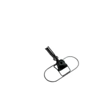 Rubbermaid® Commercial Snap-On Wire Dust Mop Frames, 5"" x 24"", Black, Pack Of 12