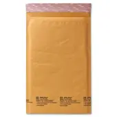 Sealed Air Self-Seal Bubble Mailers, 7 1/4"" x 12"", Kraft, Case Of 100