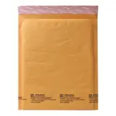 Sealed Air Self-Seal Bubble Mailers, 12 1/2"" x 19"", Kraft, Case Of 50