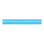 Barker Creek Scalloped-Edge Double-Sided Borders, 2 1/4"" x 36"", Pool Blue, Pack Of 13