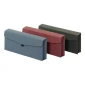 Office Depot® Brand Envelope, Check Size, 5 1/4"" x 10"", Hook-And-Loop Closure, Assorted Colors