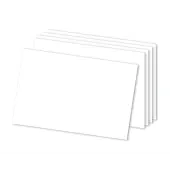 Office Depot® Brand Blank Index Cards, 4"" x 6"", White, Pack Of 300