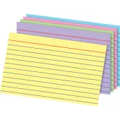 Office Depot® Brand Index Cards, 4"" x 6"", Rainbow, Pack Of 100