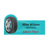 Custom Printed Full Color Special Shape Name Badge/Tag, 1-1/2"" x 3""