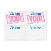 C-Line One-Day Visitor Badges, Pack Of 100