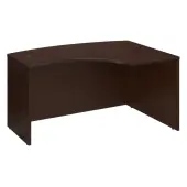 Bush Business Furniture Series C Components 60""W L-Shaped Right-Handed Corner Desk, Mocha Cherry, Standard Delivery