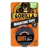 Gorilla Glue™ Heavy-Duty Double-Sided Mounting Tape, 1"" x 1.67 yd., Black