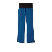 Medline Ocean Ave Spandex Women's Scrub Pants, XS, Royal Blue