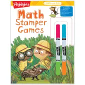 Highlights Learn-And-Play Math Stamper Games, Pre-K - 2