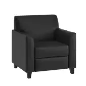 Flash Furniture HERCULES Diplomat Series Leathersoft Chair, Black