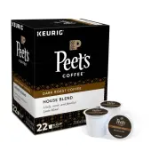 Peet's® Coffee & Tea Single-Serve Coffee K-Cup®, House Blend, Carton Of 22