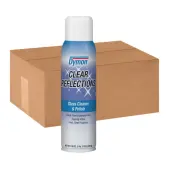 Dymon® Clear Reflections Glass Cleaner Aerosol Spray, 20 Oz Can, Case Of 12