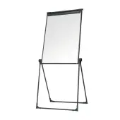 MasterVision® Magnetic Gold Ultra™ Footbar Folds-To-A-Table Easel, Steel, Black