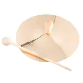Westco Educational Products Single 6"" Cymbal With Mallet, Brass