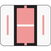 Smead® BCCR Bar-Style Permanent Alphabetical Labels, I, Pink, Roll Of 500
