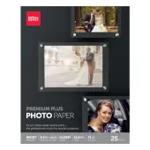 Office Depot® Brand Premium Plus Photo Paper, Glossy, Letter Size, White, Pack Of 25 Sheets