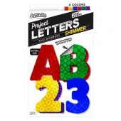 ArtSkills® 100% Recycled Quick Letters, 2"", Assorted Holographic Colors, Pack Of 216