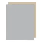Royal Brites Dual Color Foam Board, 20"" x 30"", Sandstone/ Greystone
