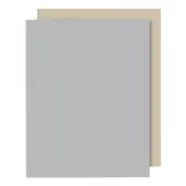 Royal Brites Dual Color Foam Board, 20"" x 30"", Sandstone/ Greystone