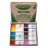 Crayola® Fine Line Markers, Assorted Classic Classpack®, Box Of 200
