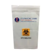 Biohazard Zip Bag, 6"" x 9""