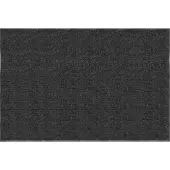 Realspace® Tough Rib Floor Mat, 4' x 6', Charcoal