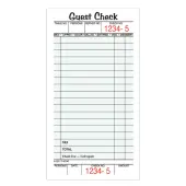 Adams® Guest Check Books, 1-Part, 3 2/5"" x 6 3/4"", 10 Pads Of 50 Sheets Each (500 Guest Checks Total)