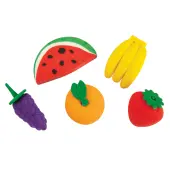 Office Depot® Brand Pencil Erasers, Fruit Basket, Pack Of 4