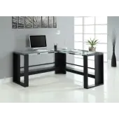 Whalen® Jasper 60""W L-Shape Corner Desk, Espresso