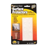 Master Caster® Scratch Guard® Surface Protectors, 3/4"" Diameter Circles, Clear, Pack Of 20