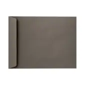 LUX Open-End 10"" x 13"" Envelopes, Peel & Press Closure, Smoke Gray, Pack Of 50