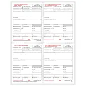 ComplyRight® W-2 Tax Forms, Employee’s Copies B, C, 2 & 2 Combined, 4-Up (Box Format), 8-1/2"" x 11"", Pack Of 500 Forms