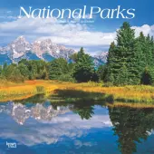 2025 BrownTrout National Parks Monthly Plastic-Free Square Wall Calendar, 12"" x 12"", America Regional, January to December 2025, 9781975475345