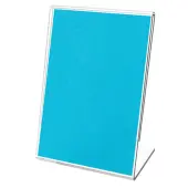 Deflecto® Mini Tabletop Sign Holder, 2 1/16""W x 1 1/2""D x 3 1/8""H, Clear, Pack of 10