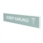 Deflecto® Cubicle Nameplate Sign Holder, 2 1/4""H x 8 7/8""W x 3/16""D, Clear