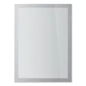 DURABLE DURAFRAME SUN Sign Holders, 9-1/2"" x 12"", Silver, Set Of 2 Holders