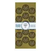Geographics Embossed Seals, 1-1/4"", Gold/Silver Foil, Pack Of 45