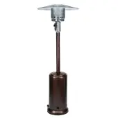 Alpine Portable Propane Outdoor Patio Heater, 88""H x 33""W x 18""D, Bronze