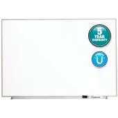 Quartet® Matrix® Magnetic Marker Unframed Dry-Erase Whiteboard, 34"" x 23"", White/Silver