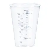 Solo Cup Ultra Clear 10 oz Graduated Medical Cups - 50.0/Bag - 20/Carton - Clear - Polyethylene Terephthalate (PET) - SCCTP10DGM