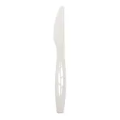 StalkMarket Compostable Heavyweight Knives, Pearl, Box Of 1000