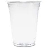 Solo Cup UltraClear Plastic PET Cups - 16 fl oz - 50/Pack - Crystal Clear - Polyethylene Terephthalate (PET) - Beverage, Cold Drink, Smoothie, Coffee