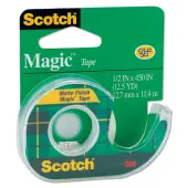 Scotch® Magic™ Tape In Dispenser, 1/2"" x 450"", Clear