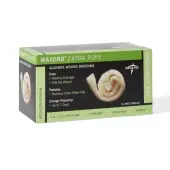 Medline Maxorb Extra CMC/Alginate Dressings, 1"" x 12"", Tan, Pack Of 5