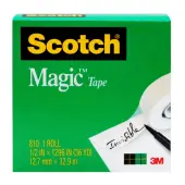 Scotch® Magic™ 810 Tape, 1/2"" x 1,296"", Clear