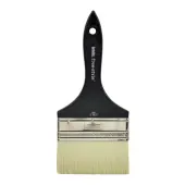 Liquitex Free-Style Large-Scale Paint Brush, 4"", Flat Bristle, Synthetic, Black