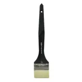 Liquitex Free-Style Large-Scale Paint Brush, 3"", Flat/Varnish Cut, Synthetic, Black