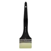 Liquitex Free-Style Large-Scale Paint Brush, 4"", Flat/Varnish Cut, Synthetic, Black