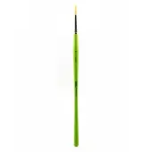 Liquitex Free-Style Detail Paint Brush, Synthetic, Size 6, Round Bristle, Green